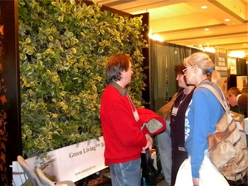 The Green Living Technologies booth
