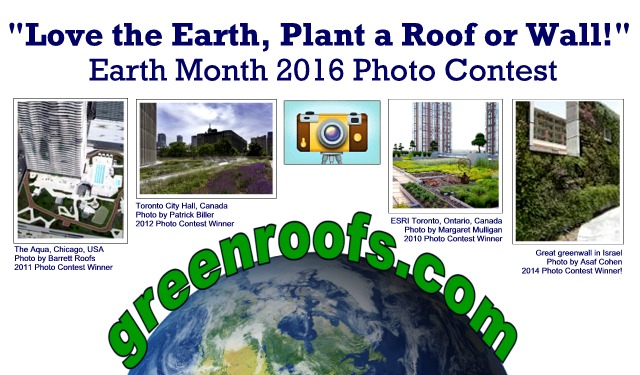 “Love the Earth, Plant a Roof or Wall!” Photo Contest