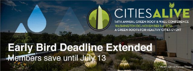 CitiesAlive 2016 Early Bird Ends July 13