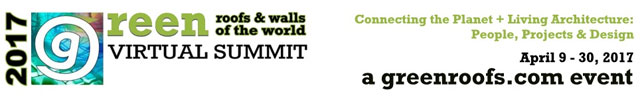 Save Dates 2017 Greenroofs Walls World Virtual Summit April 9-30