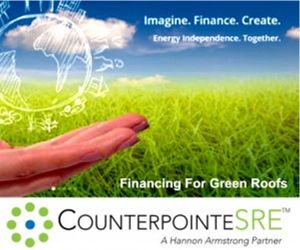 CounterpointeSRE Program Announces Innovative PACE Financing Greenroofs
