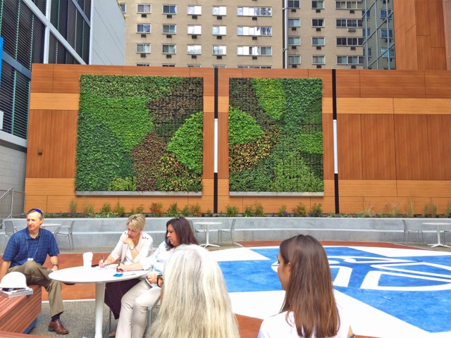 Greenroofs.com Project Week August 28 Independence Blue Cross Living Wall