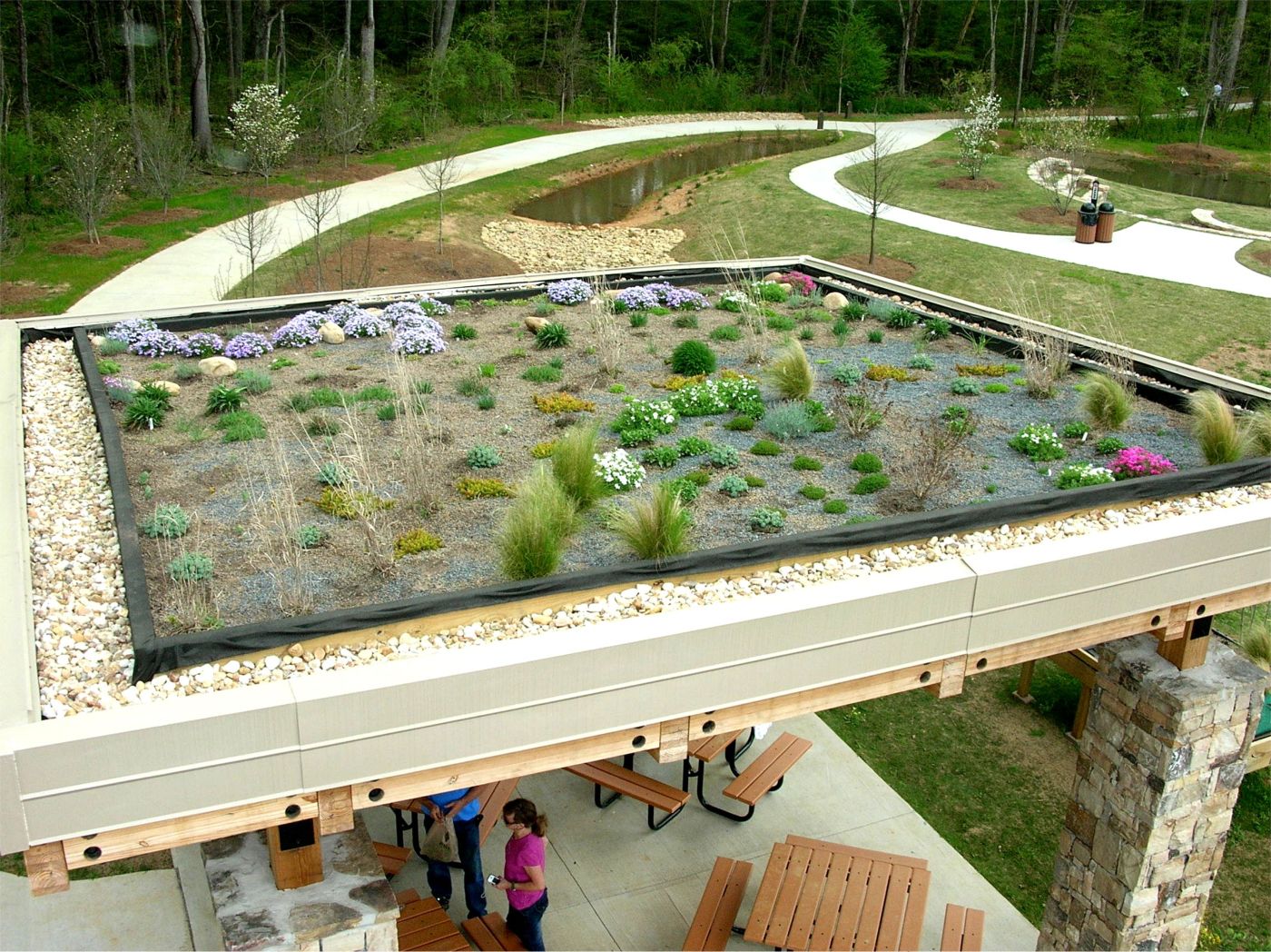 The Greenroof Pavilion & Greenroof Trial Gardens of Rock Mill Park Featured Image