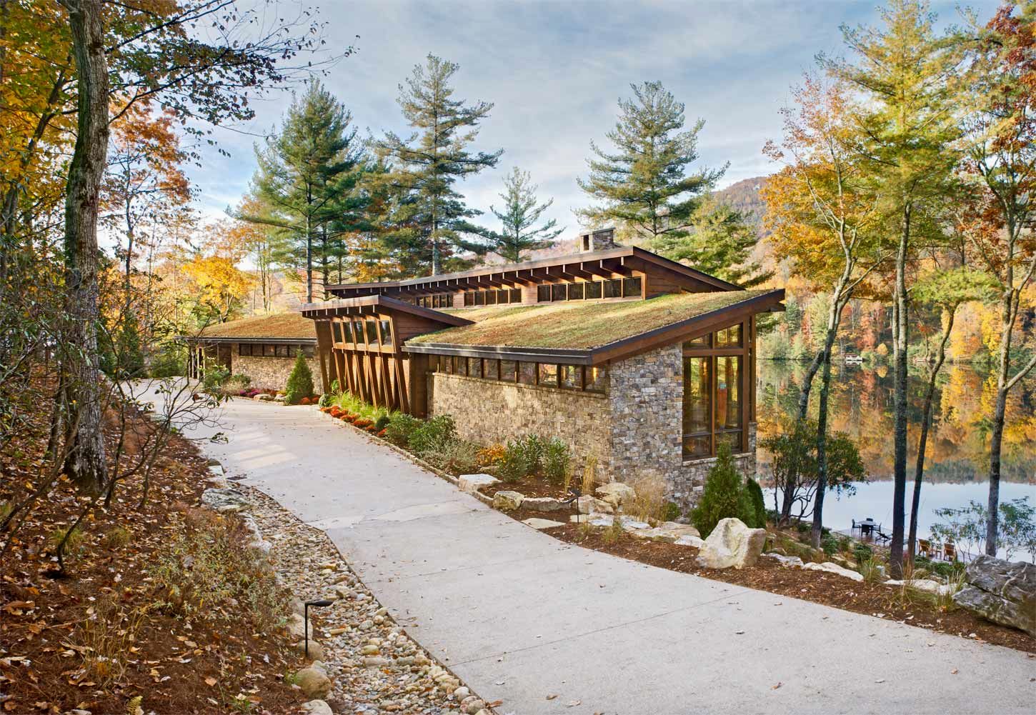 Private Lake Toxaway, NC Residence Green Roof Featured Image