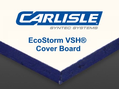 Carlisle SynTec Systems introduces the EcoStorm VSH Cover Board
