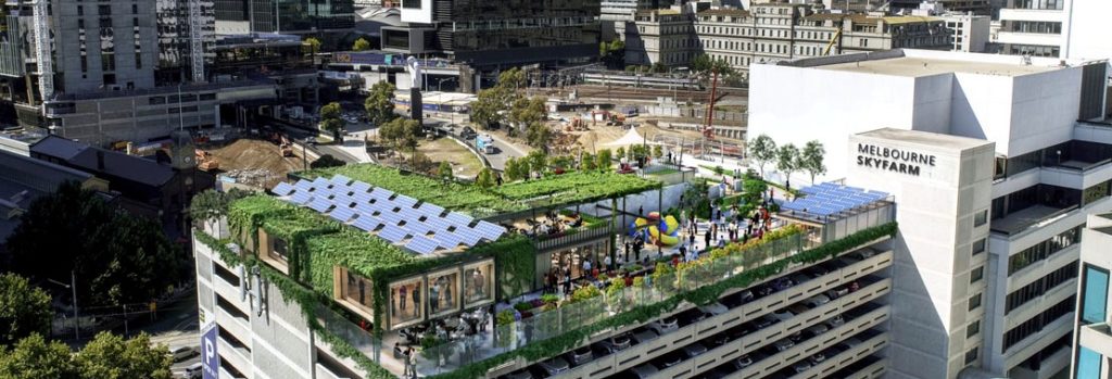 Melbourne Car Park to be Turned Into a Rooftop Skyfarm