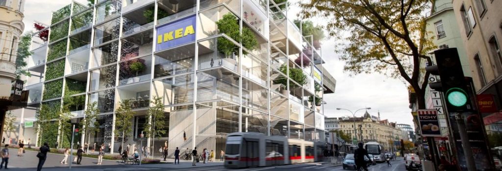 IKEA’s New Vienna Store Includes a Green Roof and No Parking Spaces