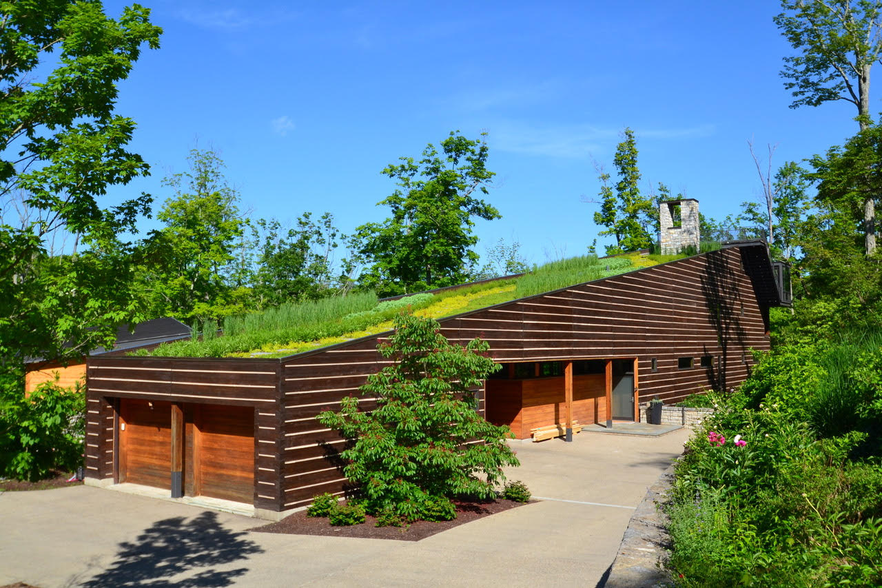 Indian Hill House Green Roof