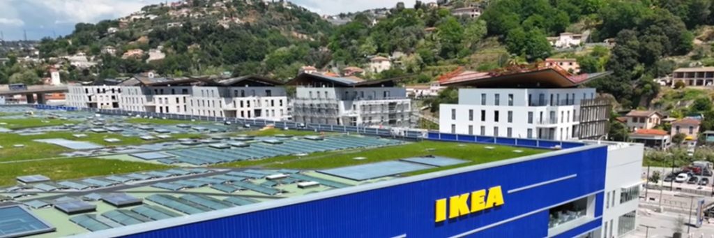 Nice in Nice: IKEA's Expansive Green Roof!