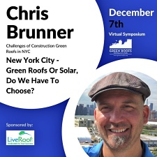 Chris Brunner, Owner of New York Green Roofs, Joins the NYC Virtual Symposium