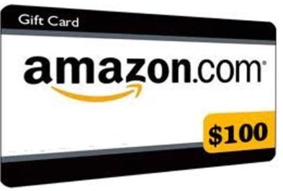 Win a chance for an Amazon Gift Card of $100 just for participating!