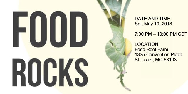 Join Urban Harvest STL at the 4th Annual FOOD ROCKS! on May 19