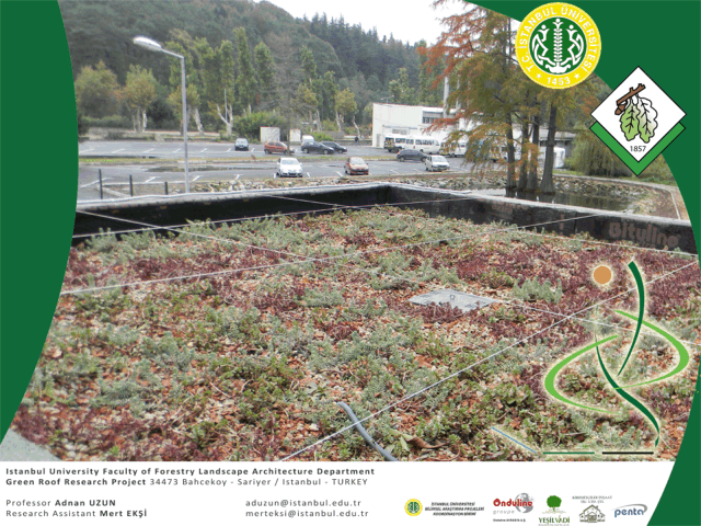 istanbul university landscape architecture department green roof research project greenroofs com