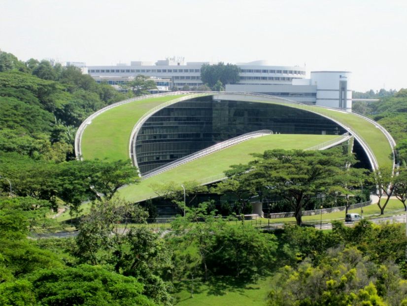 Nanyang Technological University (NTU) School of Art, Design and Media  (ADM) - Greenroofs.com