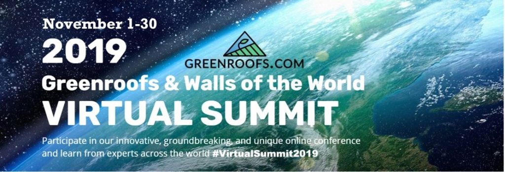 Robust Greenroofing Season Calls for Virtual Summit 2019 November Move