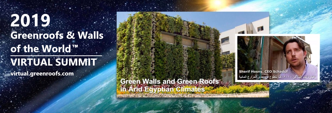 Green Walls and Green Roofs in Arid Egyptian Climates