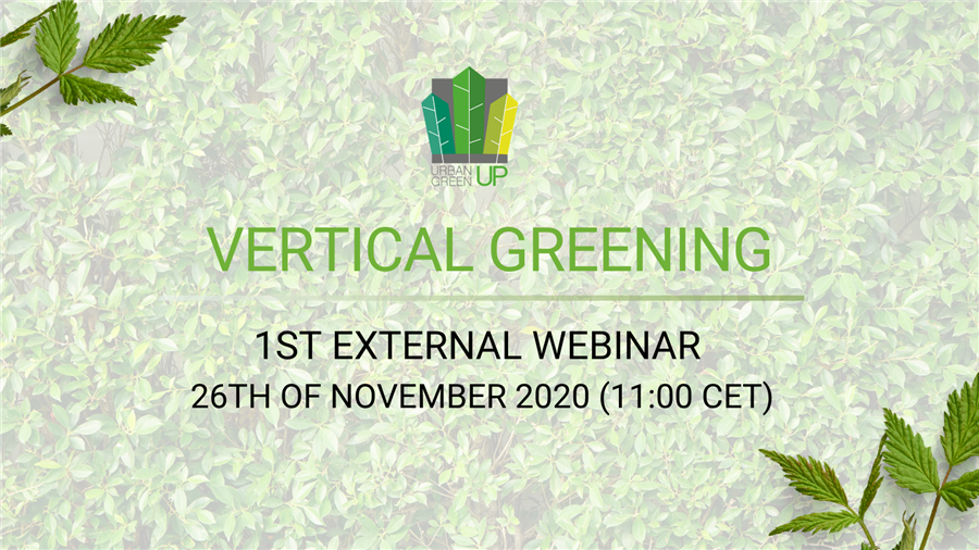 Urban GreenUP External Webinar: Vertical Greening - Greenroofs.com