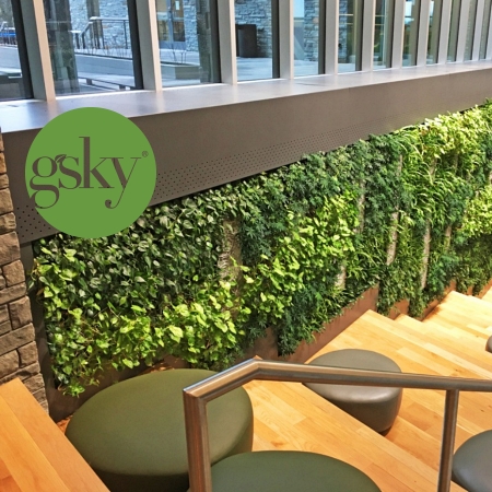 GSky Plant Systems Green Wall at The Universities at Shady Grove