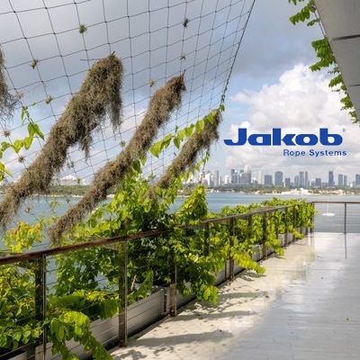 Jakob Rope Systems Contributes to Monad Terrace Green Walls by Atelier Jean Nouvel