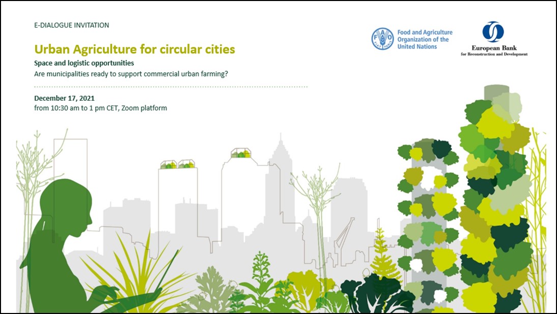 Urban agriculture for circular cities: Space and logistic opportunities