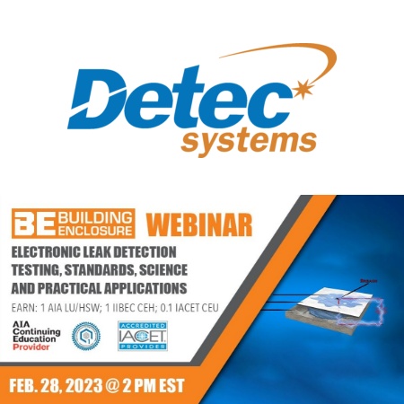 Join Detec Systems for a Webinar Session about Electronic Leak Detection