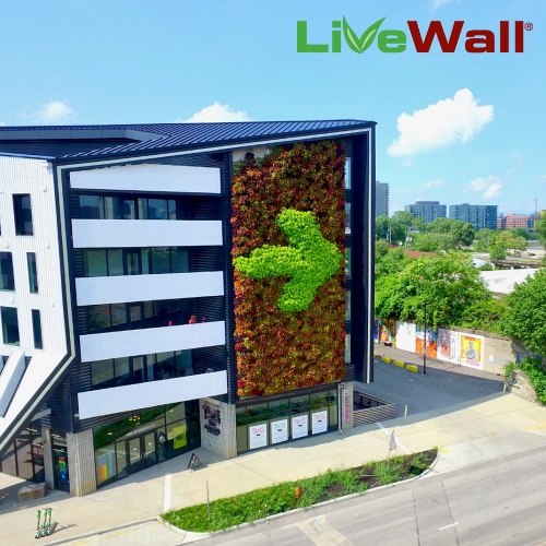 Columbus Living Wall by LiveWall Makes Bold Artistic Statement